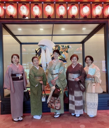 着物を着てお出かけに♪「典雅きもの学院 市川校」