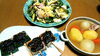 「収穫野菜で、ありがたい食卓♬」