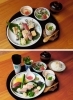 上：お寿司御膳
下：手巻御膳「江戸前 一朗」