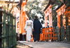 お参りへ「振袖」