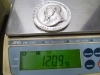 重量は120.9グラム。なかなかの重量ですね♪「買取専門 金のクマ 沼津店　記念メダルは素材をチェック！」