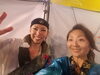 旭川北の大地さんと。今回が最後の演舞だそうです。「9/17(日)【かみす舞っちゃけ祭り】踊ってきました」