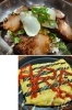 上）チャーシュー丼
下）とん平焼き「ARE」はファン達の合言葉「ごはん屋 あそ虎」