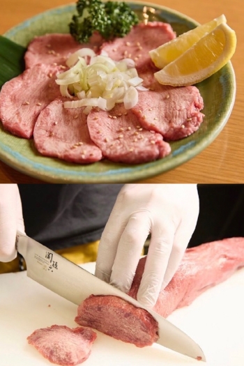 名物の厚切り牛タンは手切り！「焼肉森林 朝霞店」