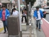 「船橋市本町通り商店街のゴミ拾いをしています」