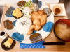 本日はチキンカツでした♡「明日のワンプレートランチはハンバーグ♡」