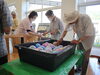 ヨーヨーすくいに挑戦「ピオーラカフェを開催しました」