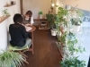 緑いっぱいの落ち着いた雰囲気の当店で
リラックスした一時を♪「ネイルサロン ハピアス」