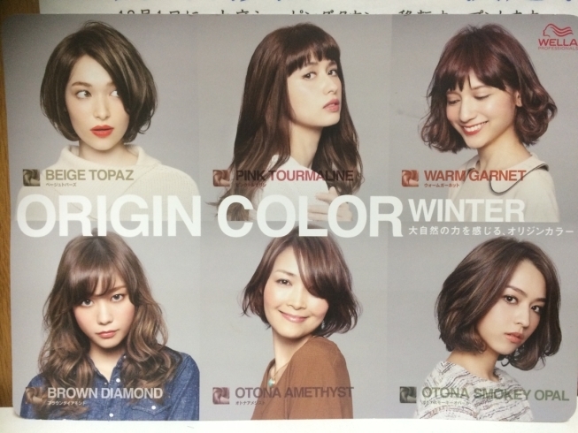 「秋のORIGIN COLOR (オリジンカラー)」