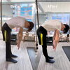 ヘルニア持ちの方の前屈ビフォーアフター「メンズピラティス、ご好評いただいております😎💪」