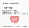 「朝食のパンが原因かも⁉️」