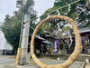 立派な茅の輪が完成しました！「12月26日開催🔥　年越し開運祭へお越しください！　巨大門松や餅つき大会も🎍」