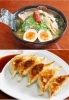 みそ大吉麺1,100円　手づくりギョーザ400円「梅の里ラーメン 大吉」