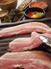 サムギョプサル　一人前 1,300円「韓国家庭料理 慶州」