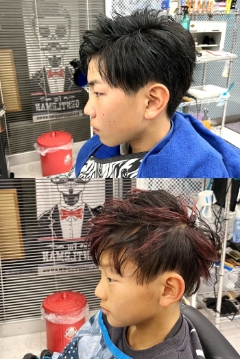 おしゃれに敏感な小・中学生もたくさんいらっしゃいます「Hair office ISSEI」