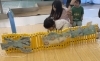 海の散歩道で、お魚さんの名前を英語で!!「2歳ちゃん、こけちゃった!泣いちゃったけど、頑張るよ!南区の英語リトミック【南区&下京区のピアノ•リトミック•英語リトミック】」