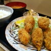 旬のカキフライ定食あります！