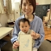 「優しい子になってね」メッセージを自由に書くこともできますよ「SUN3CAFE」