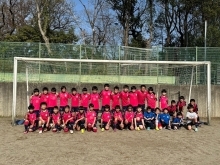 現在、小学生低学年のサッカー体験教室を開催中です。