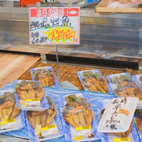「本日は焼き魚祭り!!」