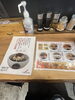 メニューも豊富♪「小麦と唐辛子 (ムギとトウガラシ)さん ショップカード置かせて頂きました♪」