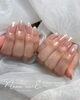 オフィスにピッタリネイル「シンプルなのに上品✨手が綺麗に見えるオフィスネイル💅【村上市のネイルサロンNana nail.】」