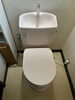 施工後　TOTO　ピュアレストQR「【さいたま市】TOTOピュアレストQRへトイレ交換｜掃除がラクで明るいパステルピンク空間に」