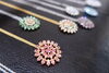 人気商品の「花火」大玉／花　ペンダントブローチ♪「ものづくりの街「2k540」（秋葉原～御徒町駅間高架下）に出店！豪華なジュエリーマスクも製造する葛飾区堀切『有限会社アトリエ・エイト』さん♪」