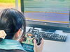 シュミレーターでは主に当て舵操舵の訓練。Aモード「【茨城】【水戸】【一等ドローン操縦士・飛行訓練】【ドローン飛行体験】25-07-27【ドローン】【免許】【資格】」