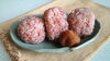 炊いたご飯でおむすび作りました「古代米・紫小町(紫黒米) 新入荷しました！」