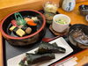 すしランチセット(サラダ、茶わん蒸し付き)「ランチ　ー菊寿しさん編ー」