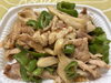 　豚肉と舞茸のオイスター炒め「八王子シフォンケーキ　　　G&Bみづき」