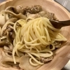 きのこと豚ミンチの香草バタースパゲティ