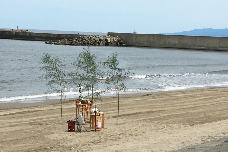 「『藤塚浜海水浴場』の海開き「安全祈願祭」が行われました！遊泳は明日から！」