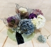 紫陽花の入ったフラワーバルーン。「季節のアレンジ」