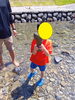 「夏本番🌞涼しさを求めて水遊び！」