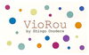 「小ぶりなベージュカラーの可愛いサングラスviorou」