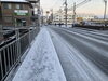 「2023年1月25日、枚方、積雪観測」