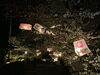 「【西条市 石田】ひょうたん池の夜桜を見ながらお花見はいかがですか？（2025年4月1日撮影）」