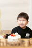 「3歳バースデー♡クラウン＆ケーキでお祝いフォト」