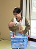 お子さまに癒され中「*⋆★ 手ごねパンレッスン×ベビーマッサージ ★*゜」