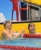 ワン・ツーフィニッシュ！２人ともいい顔をしています「パラ水泳ワールドシリーズ in 静岡2025　　　　松田選手、村上選手、松永選手見事メダル獲得！」