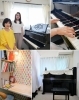 レッスンルームは2部屋ご用意。
集中して練習できます。「ほり音楽教室」