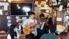 ライブの様子！「【ライブ開催報告！】歌う料理人がゆく伏見探訪。第一弾！＠豚ステーキ＆カフェ BAL ぼーく」