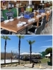 上：雨天時もご利用可能☆
下：南国を感じる開放的な空間「Pit Break BBQ PARK」