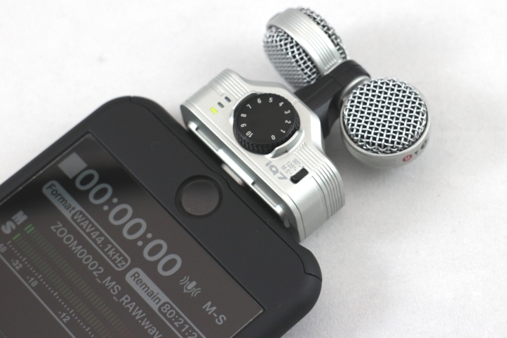 iphone用マイクZoom iQ7 Professional Stereo Microphone for iOS 買取