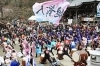 約100人の子供、大人が踊る「御瀧ソーラン大会」「御瀧不動尊金蔵寺」