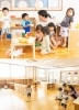 広く明るい乳児棟のお部屋。
自由遊びを楽しみます。「学校法人亀井学園 葛西めぐみこども園」