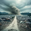 AIによる地震発生後のイメージ「地震はどうして起きるの？工務店がわかりやすく解説します！」