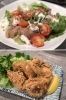 舞鶴の魚を使ったカルパッチョ
定番の唐揚げ「居酒屋 のりちゃん」